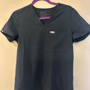 Figs Women XS Dark Harbor Scrub Top